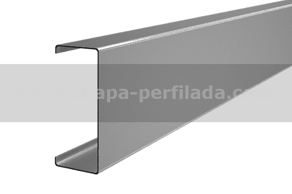 Perfil tipo C para estructuras metalicas